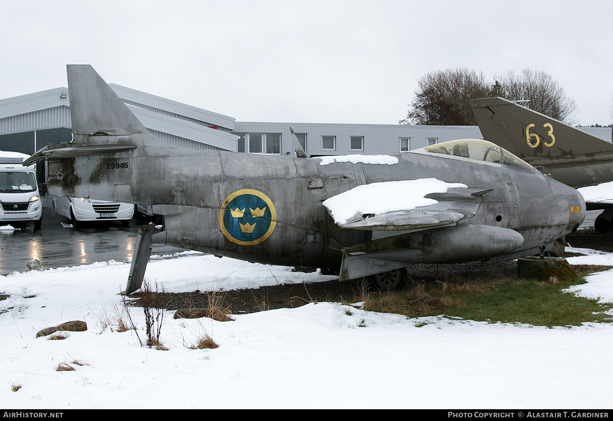 Aircraft Photo of 29945 | Saab S29C Tunnan | Sweden - Air Force | AirHistory.net #699553