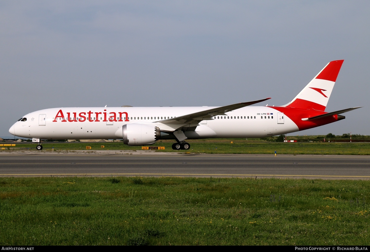 Aircraft Photo of OE-LPM | Boeing 787-9 Dreamliner | Austrian Airlines | AirHistory.net #699587