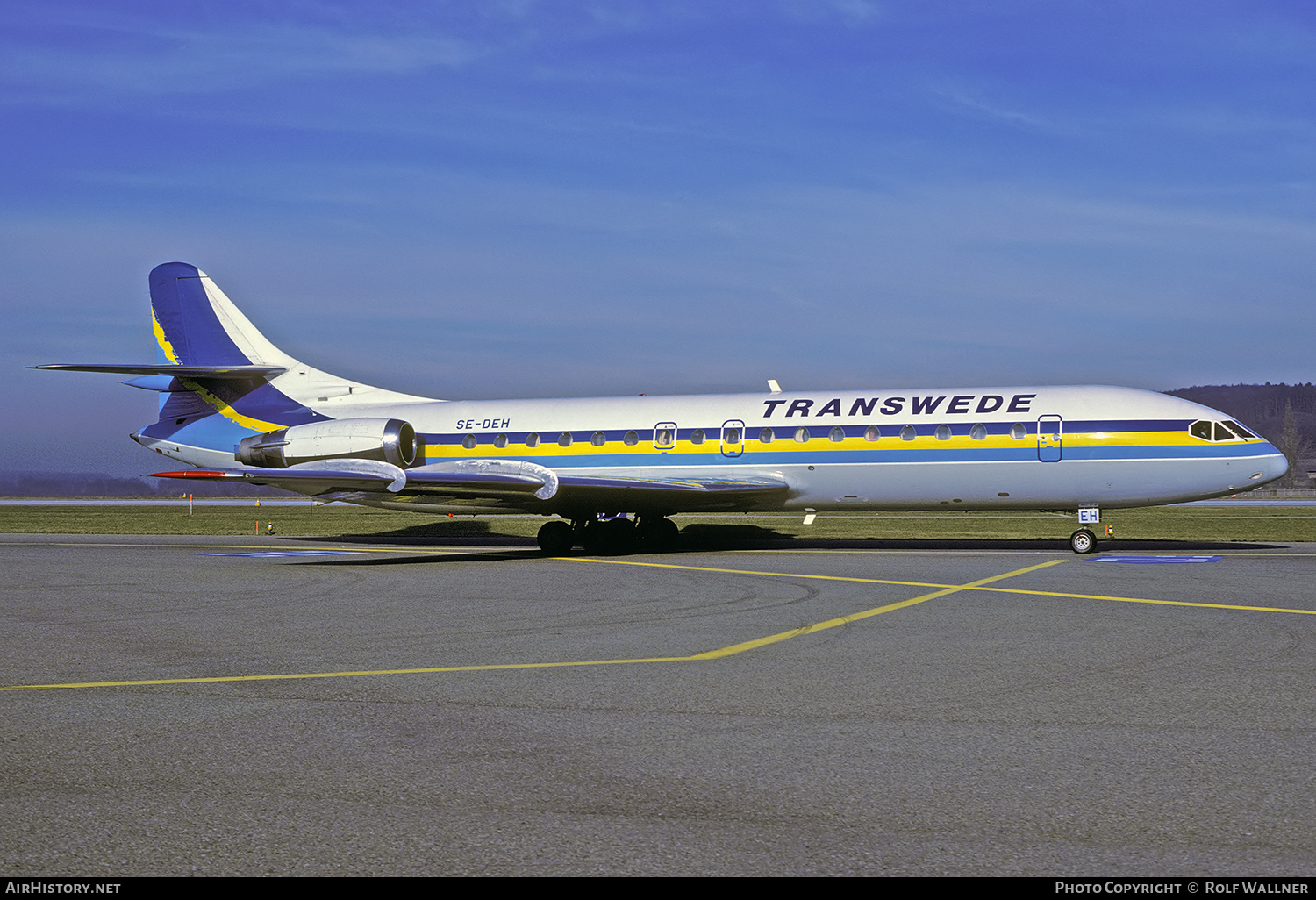 Aircraft Photo of SE-DEH | Sud SE-210 Caravelle 10B3 Super B | Transwede Airways | AirHistory.net #699623