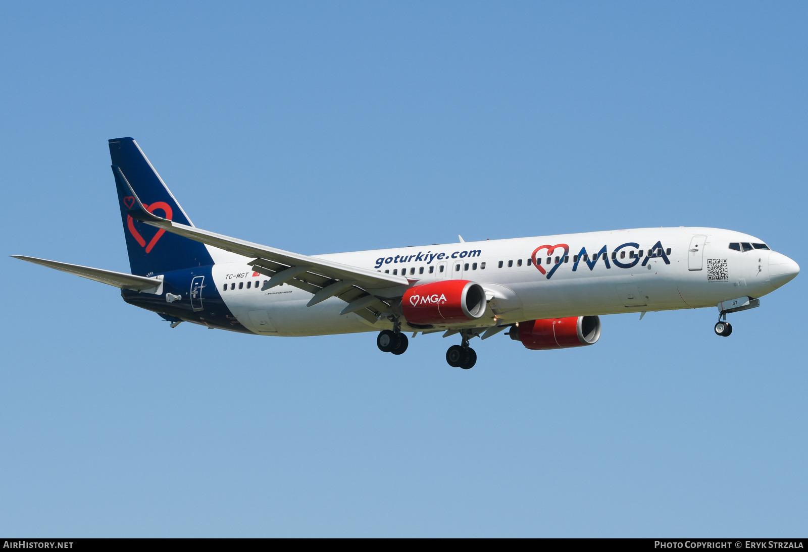 Aircraft Photo of TC-MGT | Boeing 737-9GP/ER | MGA - Mavi Gok Aviation | AirHistory.net #699627