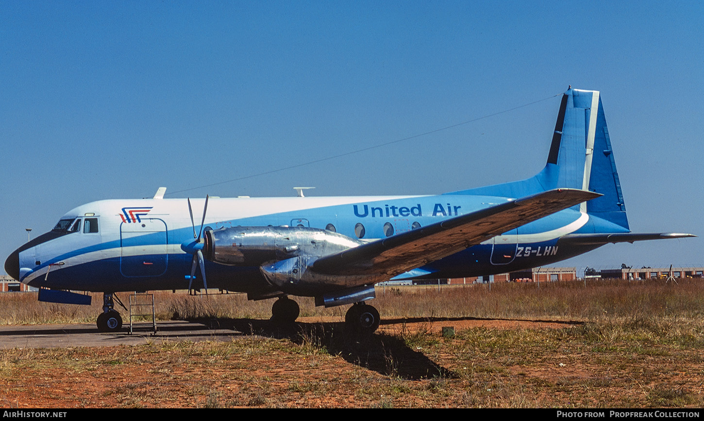 Aircraft Photo of ZS-LHN | Hawker Siddeley HS-748 Srs2A/264 | United Air Service - UAS | AirHistory.net #699631