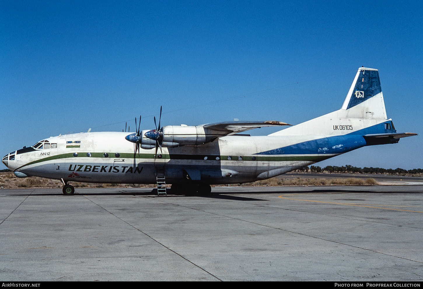 Aircraft Photo of UK-06105 | Antonov An-12B | Uzbekistan Airways | AirHistory.net #699632