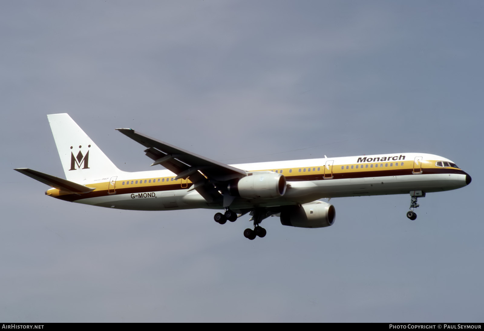 Aircraft Photo of G-MOND | Boeing 757-2T7 | Monarch Airlines | AirHistory.net #699640