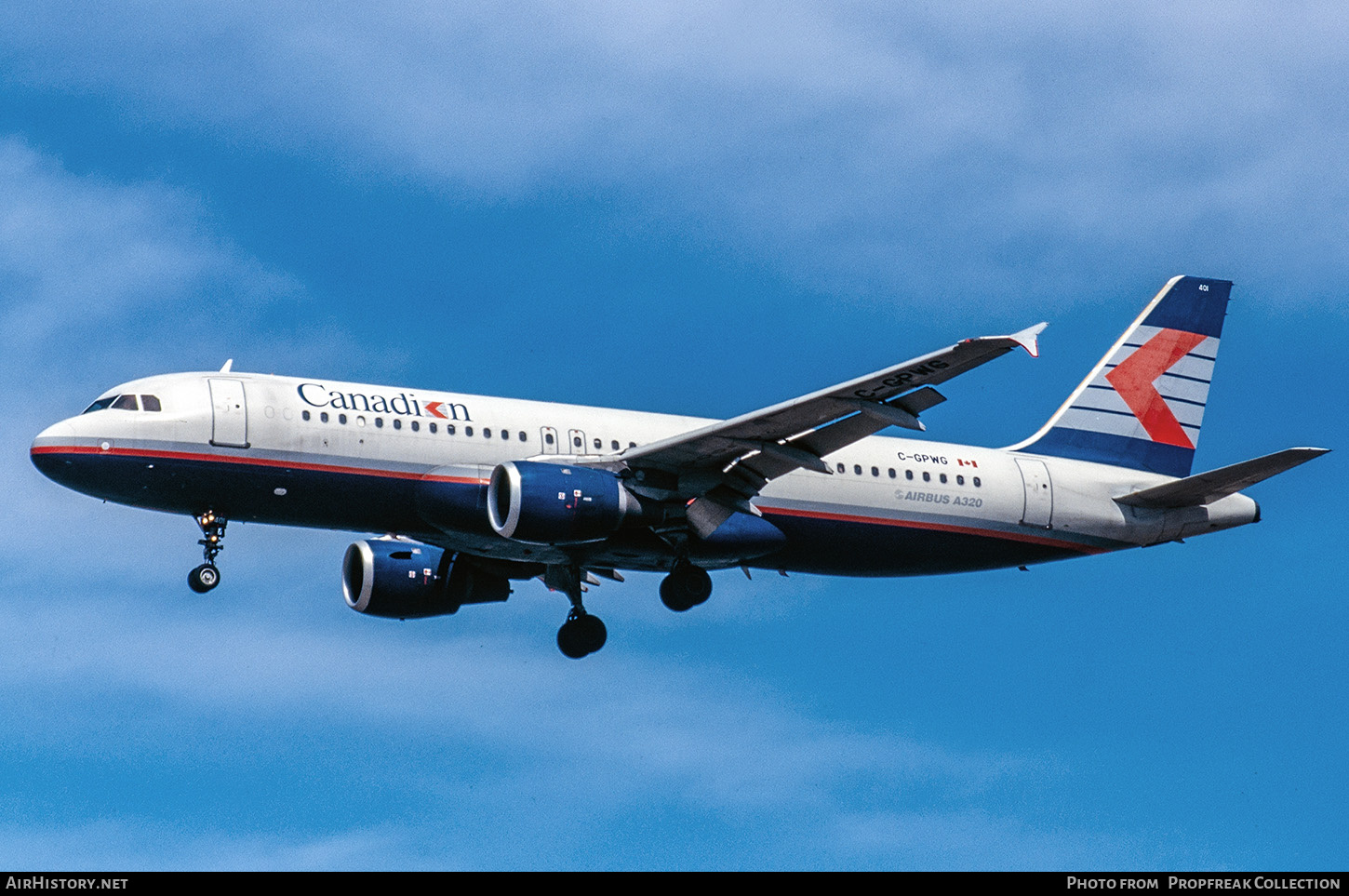 Aircraft Photo of C-GPWG | Airbus A320-211 | Canadian Airlines | AirHistory.net #699642