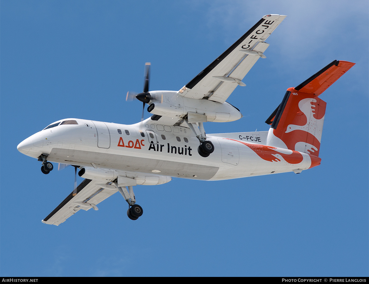 Aircraft Photo of C-FCJE | De Havilland Canada DHC-8-102 Dash 8 | Air Inuit | AirHistory.net #699693