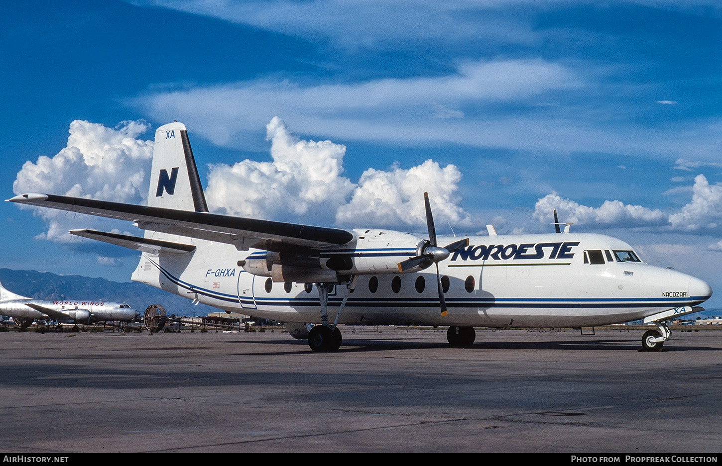 Aircraft Photo of F-GHXA | Fairchild F-27F | Aviación del Noroeste | AirHistory.net #699698