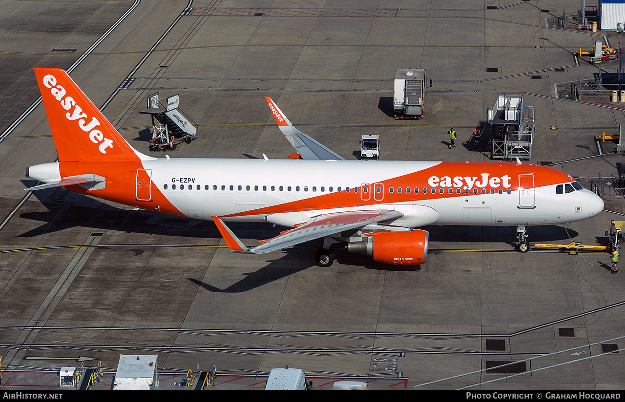 Aircraft Photo of G-EZPV | Airbus A320-214 | EasyJet | AirHistory.net #699718