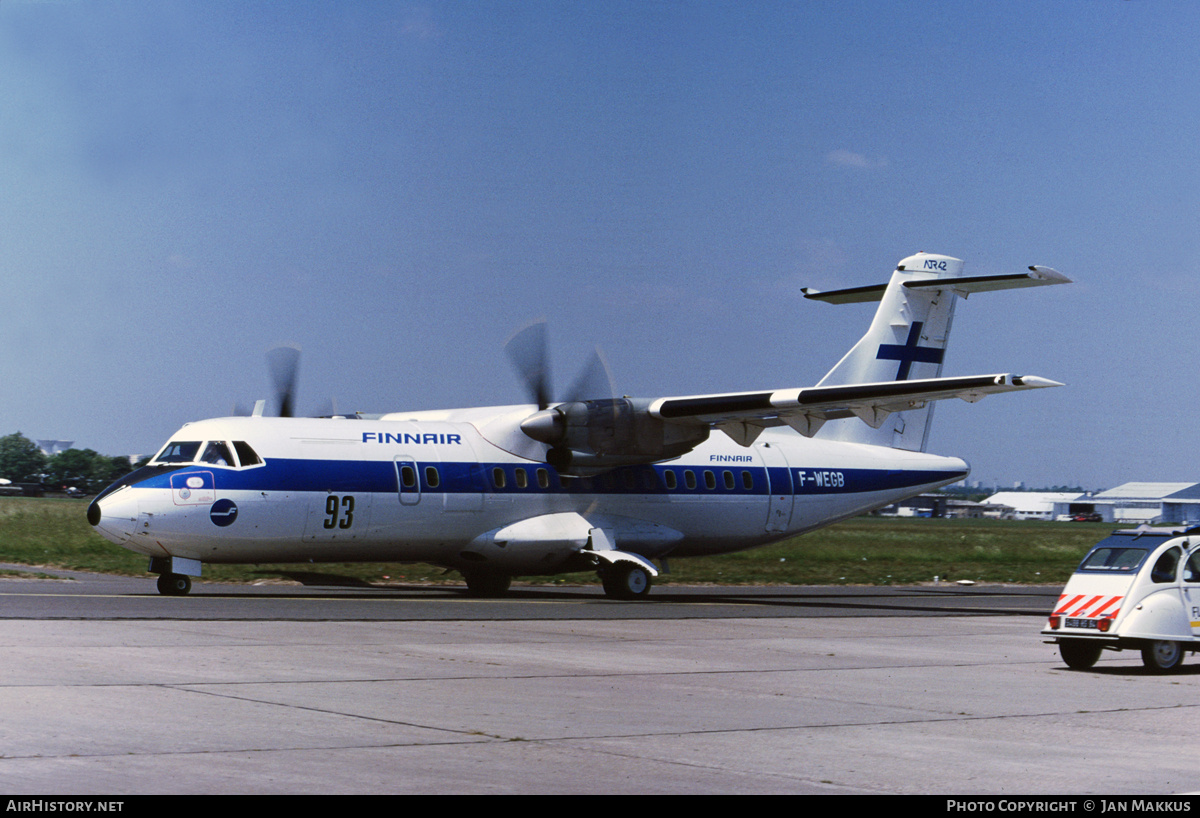 Aircraft Photo of F-WEGB | ATR ATR-42-200 | Finnair | AirHistory.net #699759