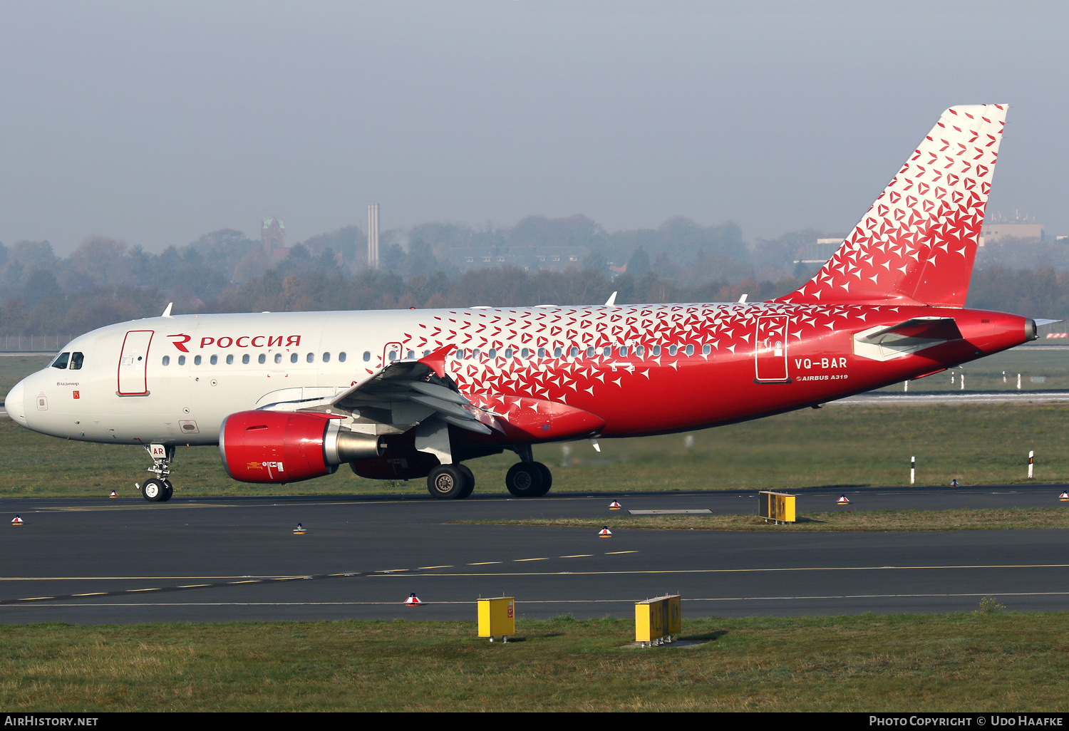 Aircraft Photo of VQ-BAR | Airbus A319-111 | Rossiya - Russian Airlines | AirHistory.net #699768