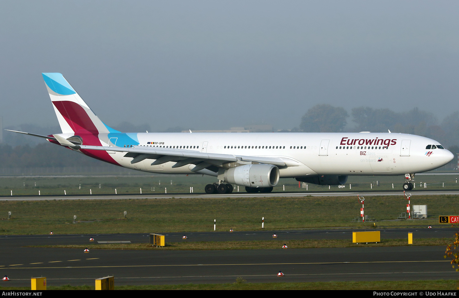 Aircraft Photo of OO-SFB | Airbus A330-342 | Eurowings | AirHistory.net #699770
