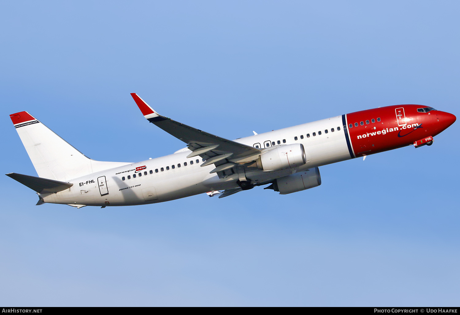 Aircraft Photo of EI-FHL | Boeing 737-8JP | Norwegian | AirHistory.net #699771