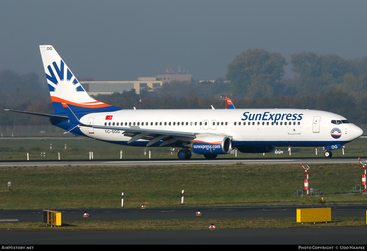 Aircraft Photo of TC-SOG | Boeing 737-800 | SunExpress | AirHistory.net #699788
