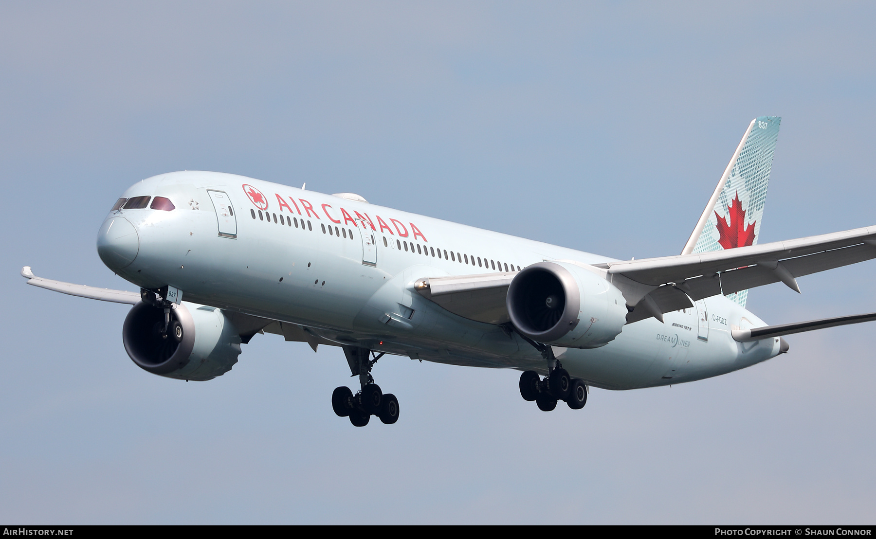 Aircraft Photo of C-FGDZ | Boeing 787-9 Dreamliner | Air Canada | AirHistory.net #699793
