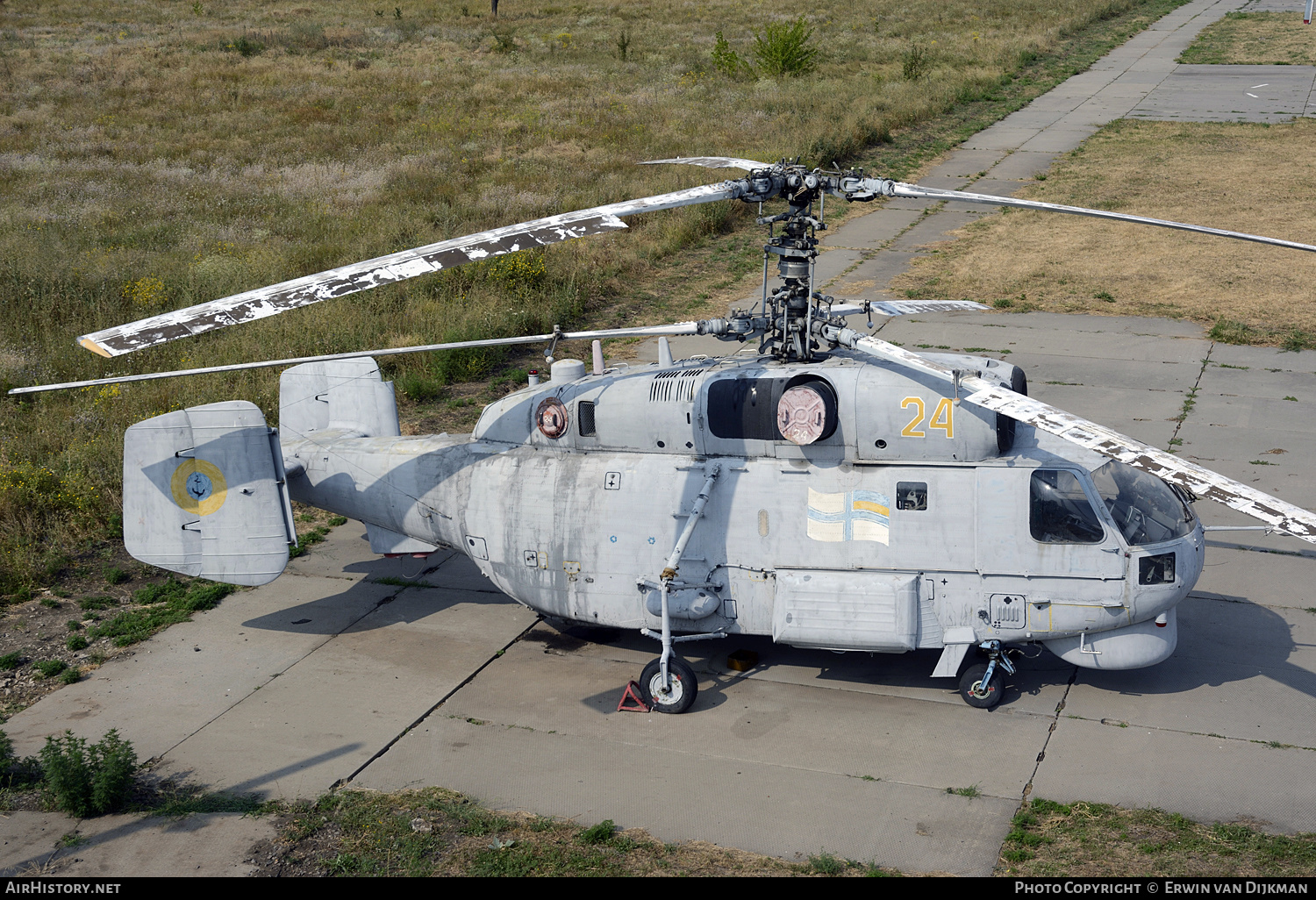 Aircraft Photo of 24 yellow | Kamov Ka-27PL | Ukraine - Navy | AirHistory.net #699802