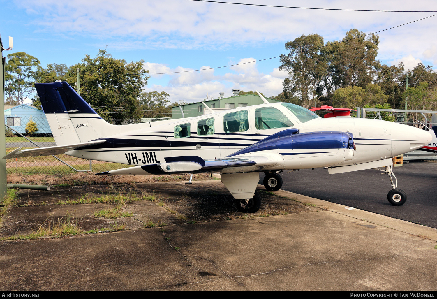 Aircraft Photo of VH-JML | Beech 58 Baron | Fast Aviation | AirHistory.net #699820