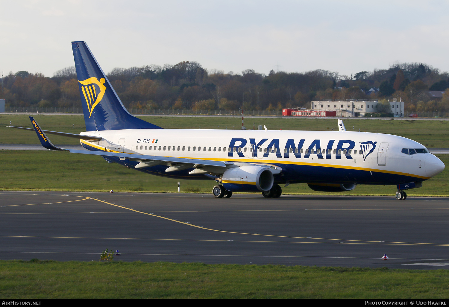 Aircraft Photo of EI-FOC | Boeing 737-8AS | Ryanair | AirHistory.net #699830