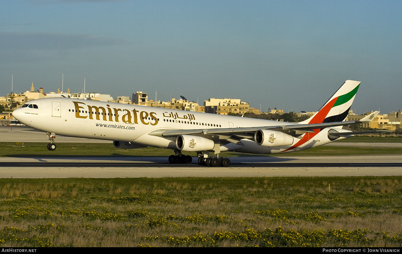 Aircraft Photo of A6-ERN | Airbus A340-313 | Emirates | AirHistory.net #699866