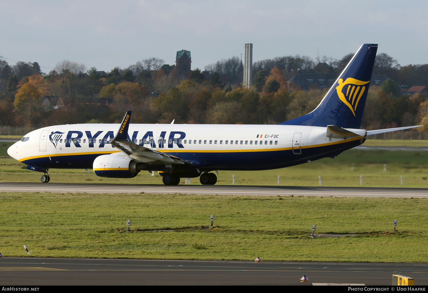 Aircraft Photo of EI-FOC | Boeing 737-8AS | Ryanair | AirHistory.net #699890