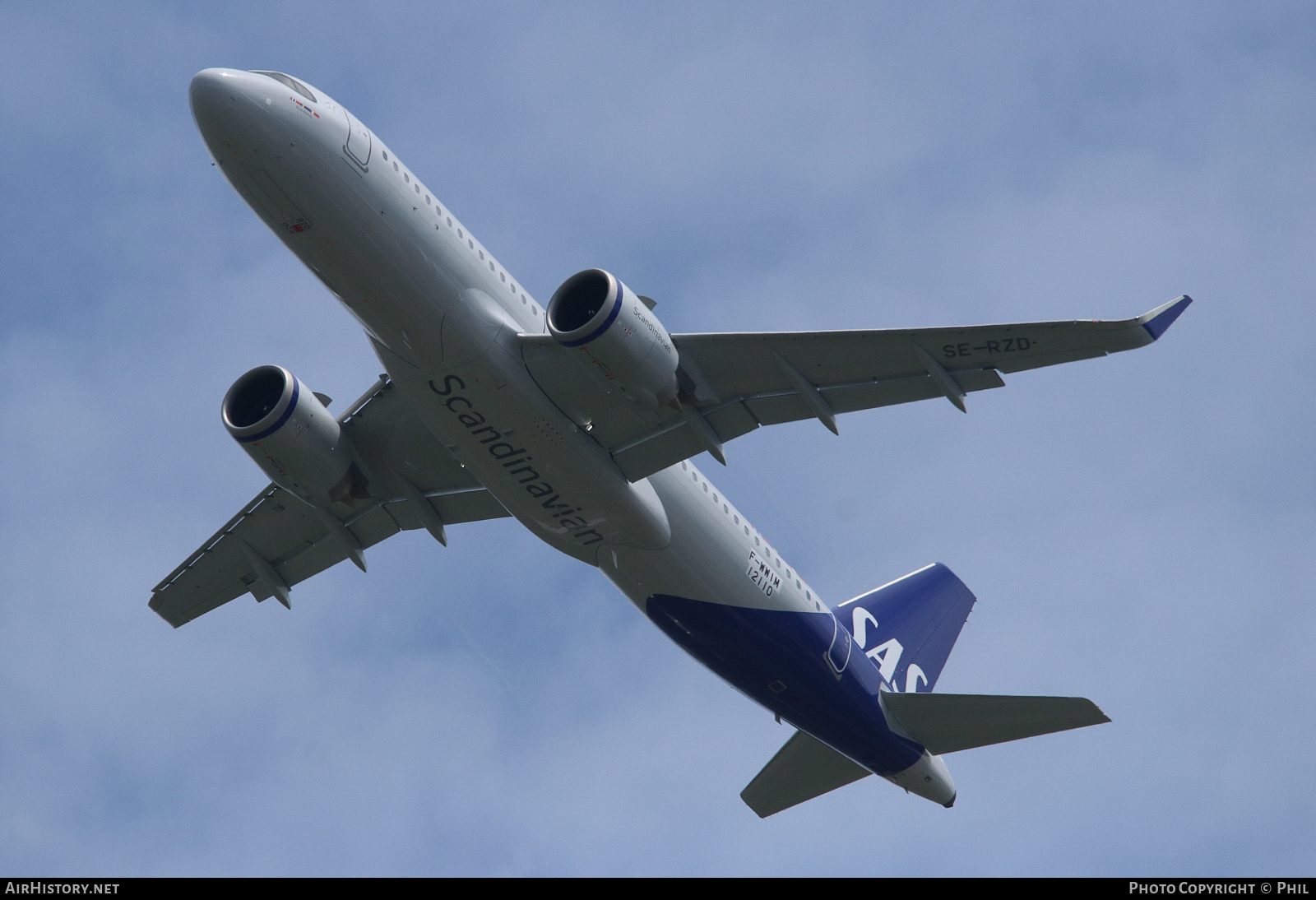 Aircraft Photo of F-WWIM / SE-RZD | Airbus A320-251N | Scandinavian Airlines - SAS | AirHistory.net #699926