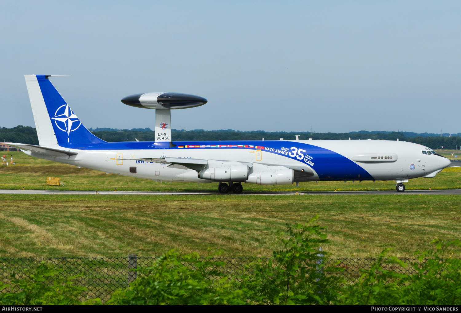 Aircraft Photo of LX-N90450 | Boeing E-3A Sentry | Luxembourg - NATO | AirHistory.net #699937