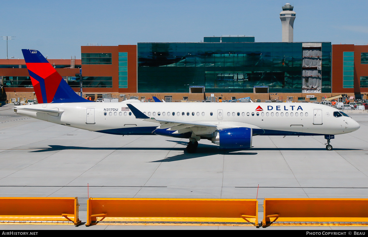 Aircraft Photo of N317DU | Airbus A220-300 (BD-500-1A11) | Delta Air Lines | AirHistory.net #699991