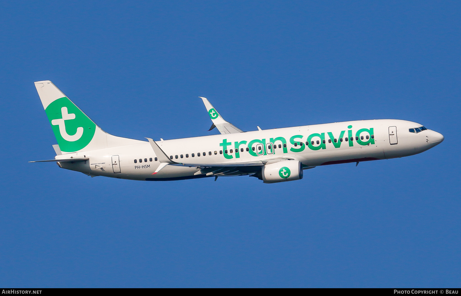 Aircraft Photo of PH-HSM | Boeing 737-8K2 | Transavia | AirHistory.net #699999