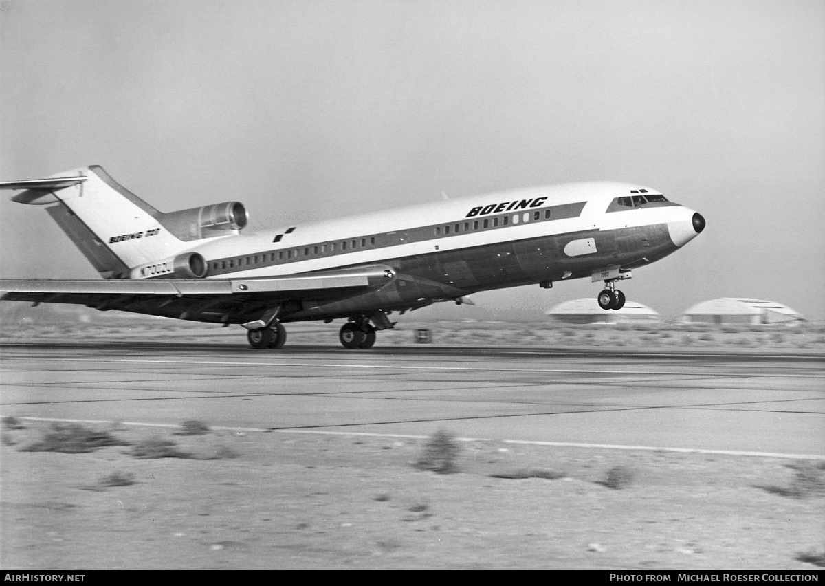 Aircraft Photo of N7002U | Boeing 727-22 | Boeing | AirHistory.net #700044