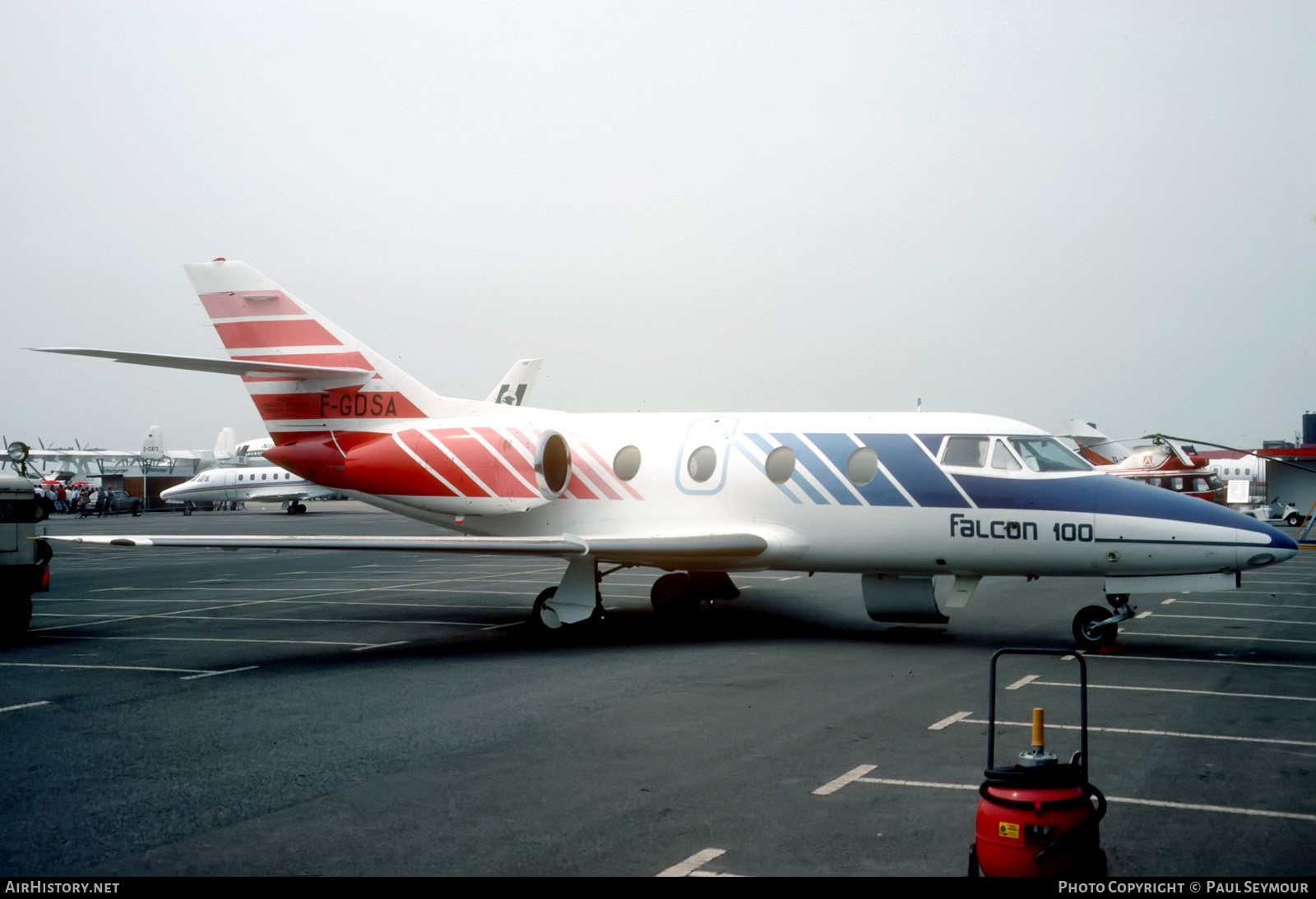 Aircraft Photo of F-GDSA | Dassault Falcon 100 | AirHistory.net #700058