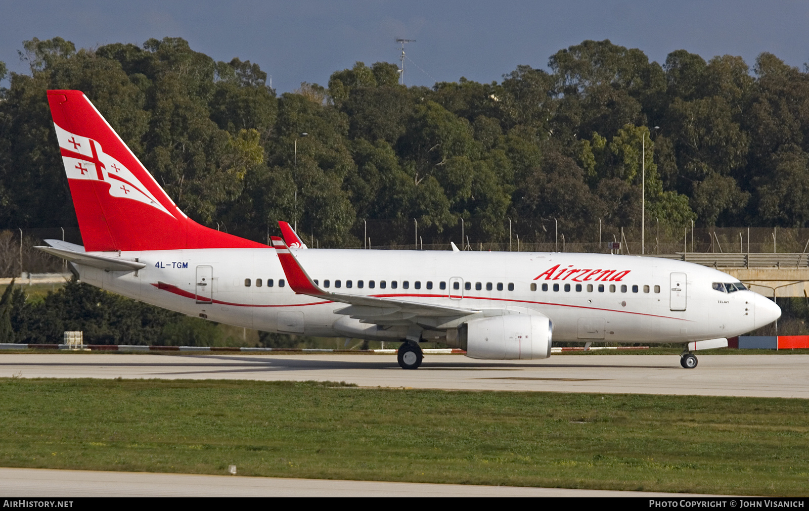 Aircraft Photo of 4L-TGM | Boeing 737-76N | Airzena Georgian Airlines | AirHistory.net #700097
