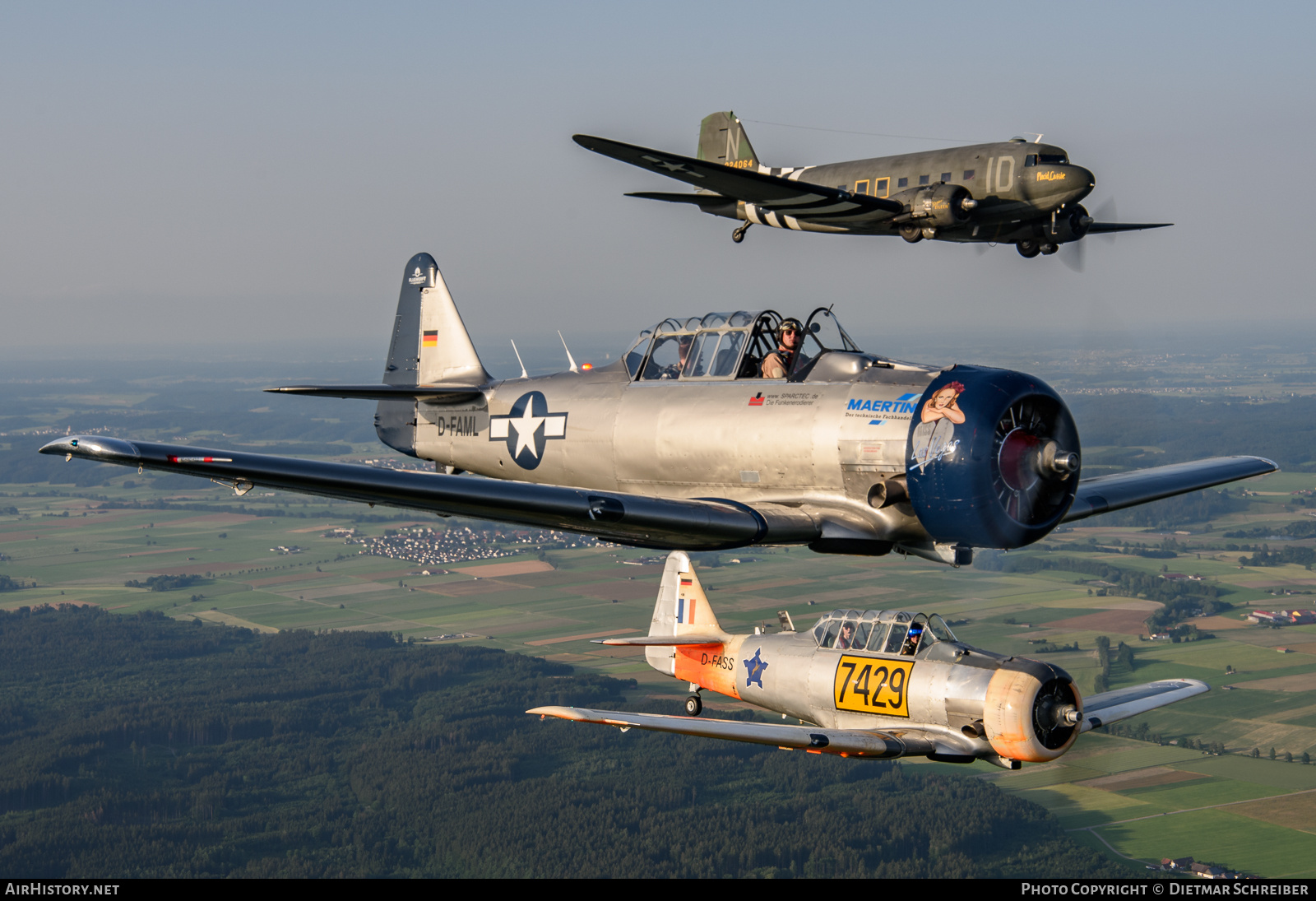 Aircraft Photo of D-FAML | North American AT-6D Harvard III | USA - Air Force | AirHistory.net #700129