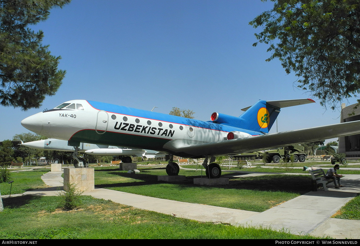 Aircraft Photo of UK-87367 | Yakovlev Yak-40 | Uzbekistan Airways | AirHistory.net #700148