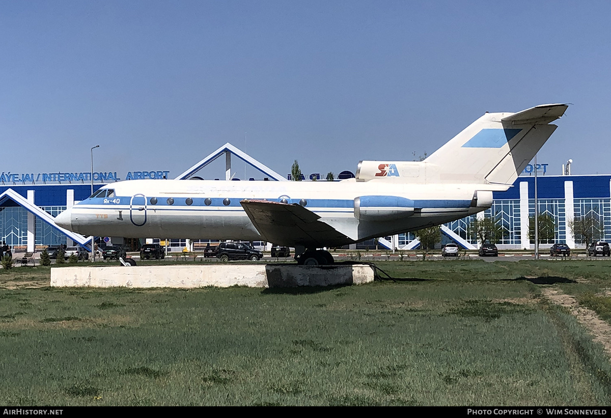 Aircraft Photo of UN-88259 | Yakovlev Yak-40 | Semeyavia | AirHistory.net #700177