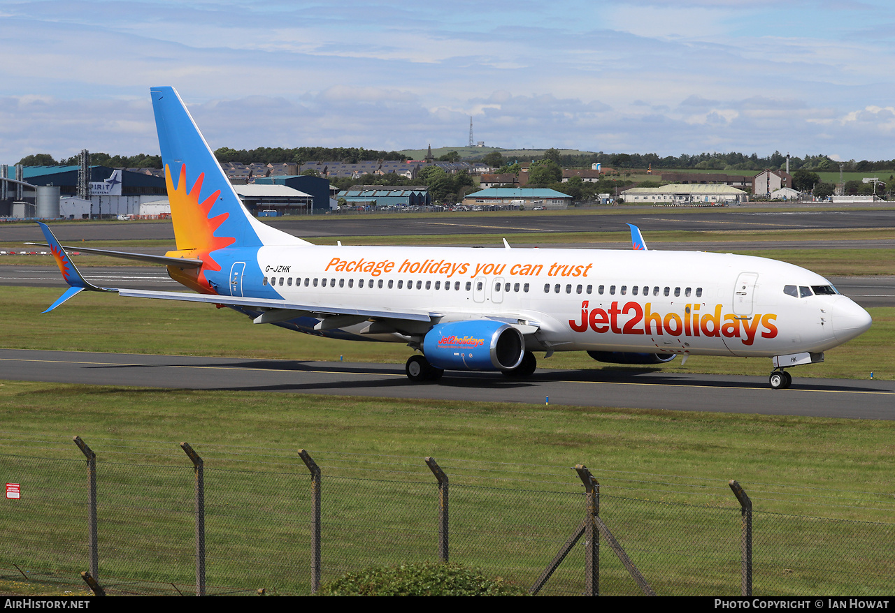 Aircraft Photo of G-JZHK | Boeing 737-800 | Jet2 Holidays | AirHistory.net #700204