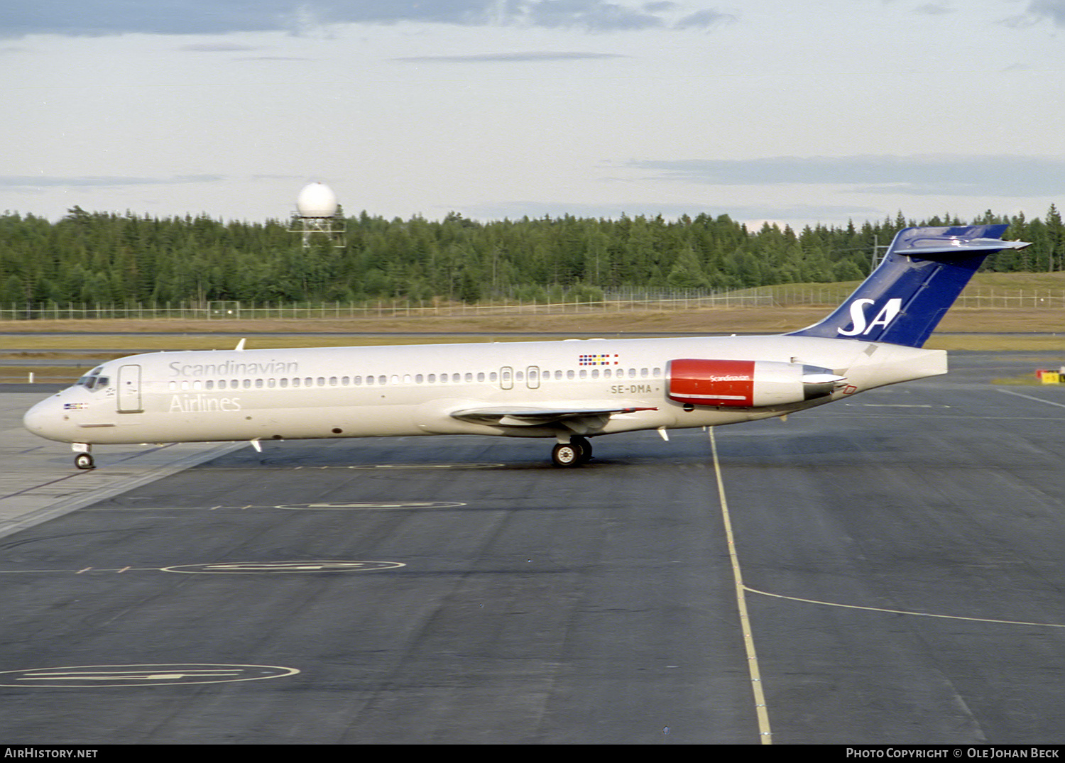 Aircraft Photo of SE-DMA | McDonnell Douglas MD-87 (DC-9-87) | Scandinavian Airlines - SAS | AirHistory.net #700209