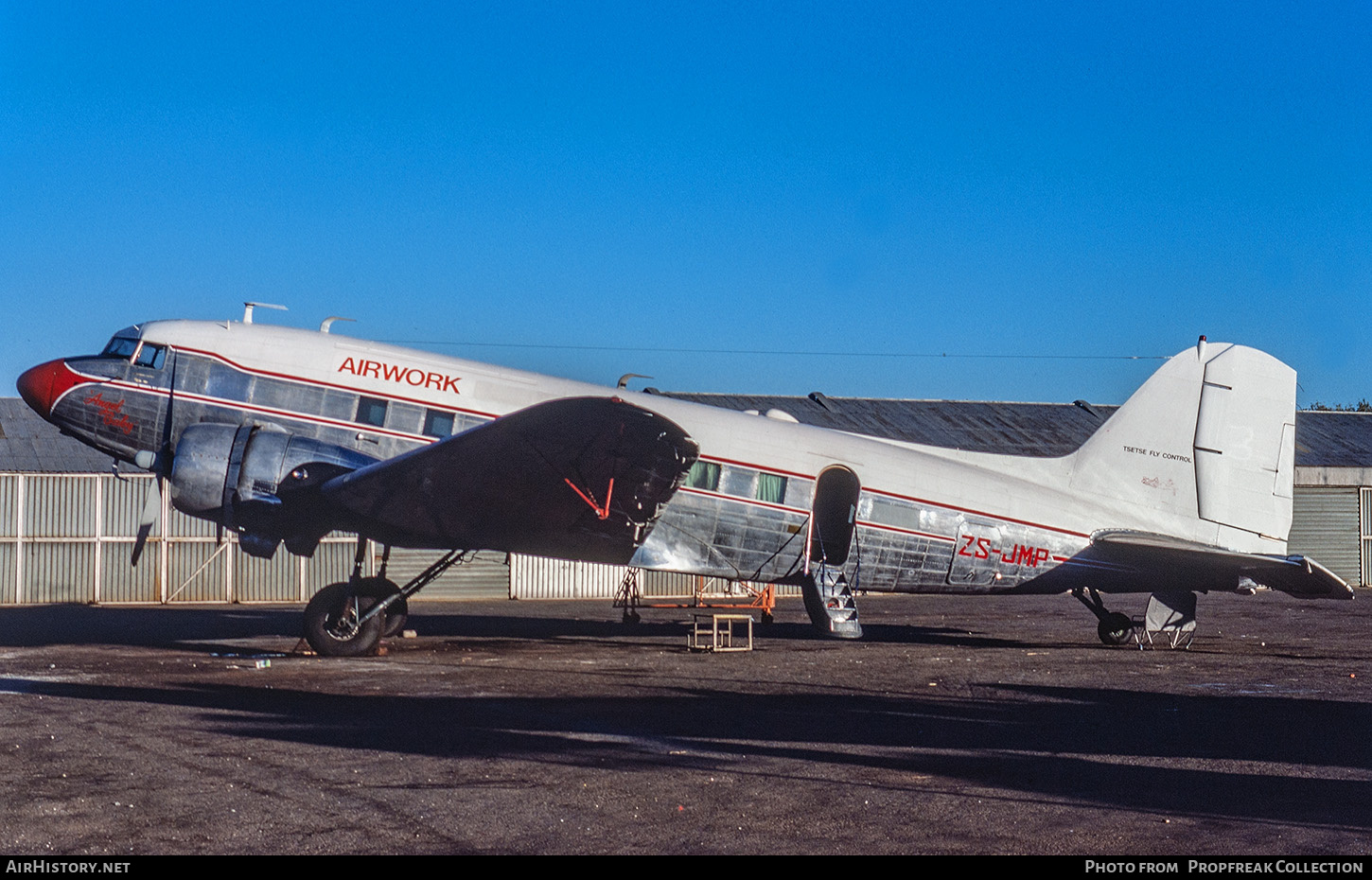 Aircraft Photo of ZS-JMP | Douglas DC-3A | Airwork | AirHistory.net #700223