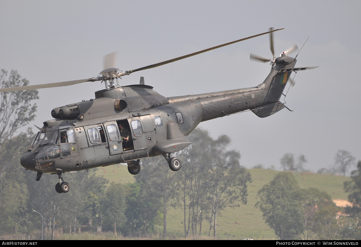 Aircraft Photo of EB-4006 | Aerospatiale HM-3 Cougar (AS-532UE) | Brazil - Army | AirHistory.net #700227