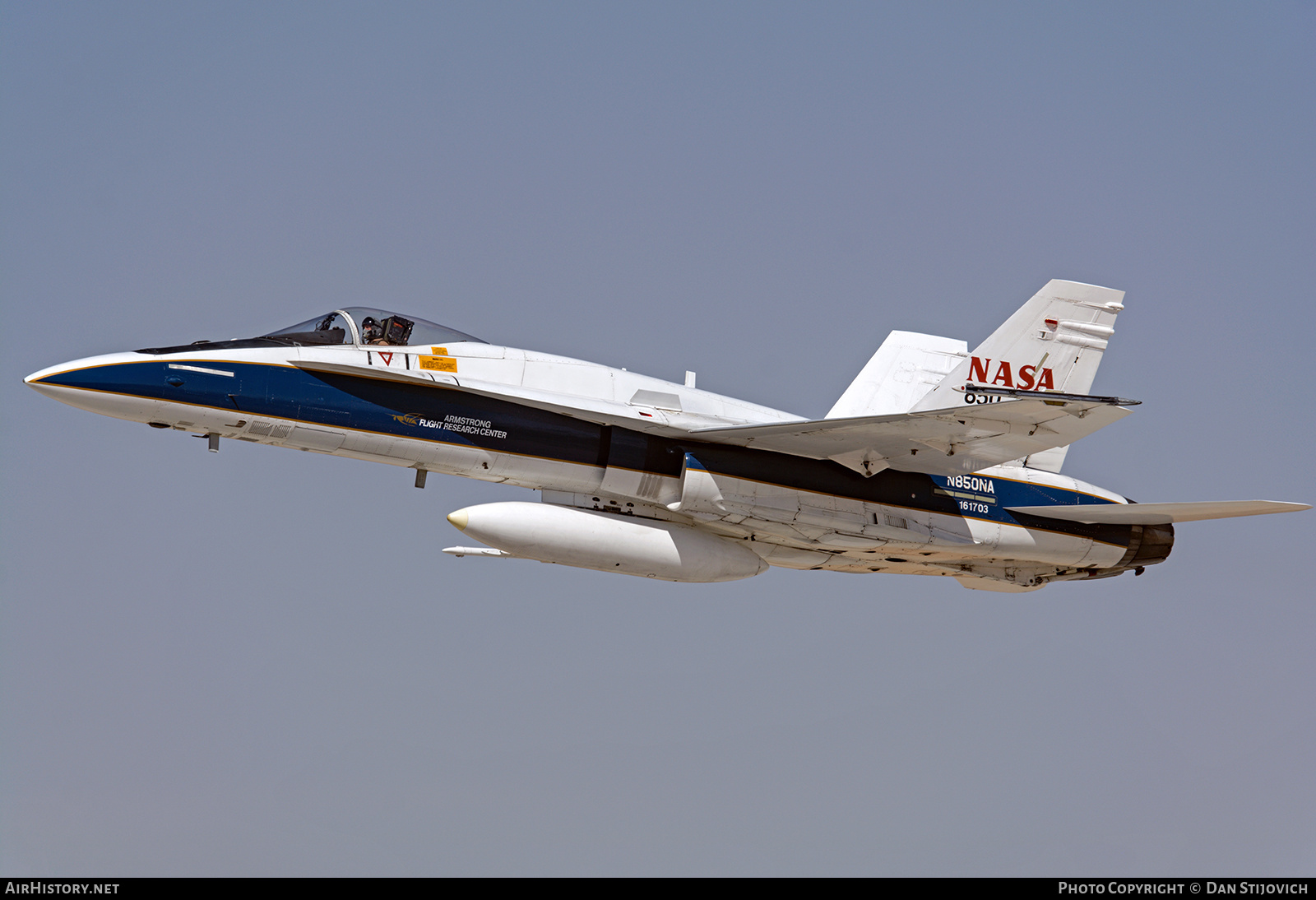 Aircraft Photo of N850NA / 161703 | McDonnell Douglas F/A-18A Hornet | NASA - National Aeronautics and Space Administration | AirHistory.net #700240