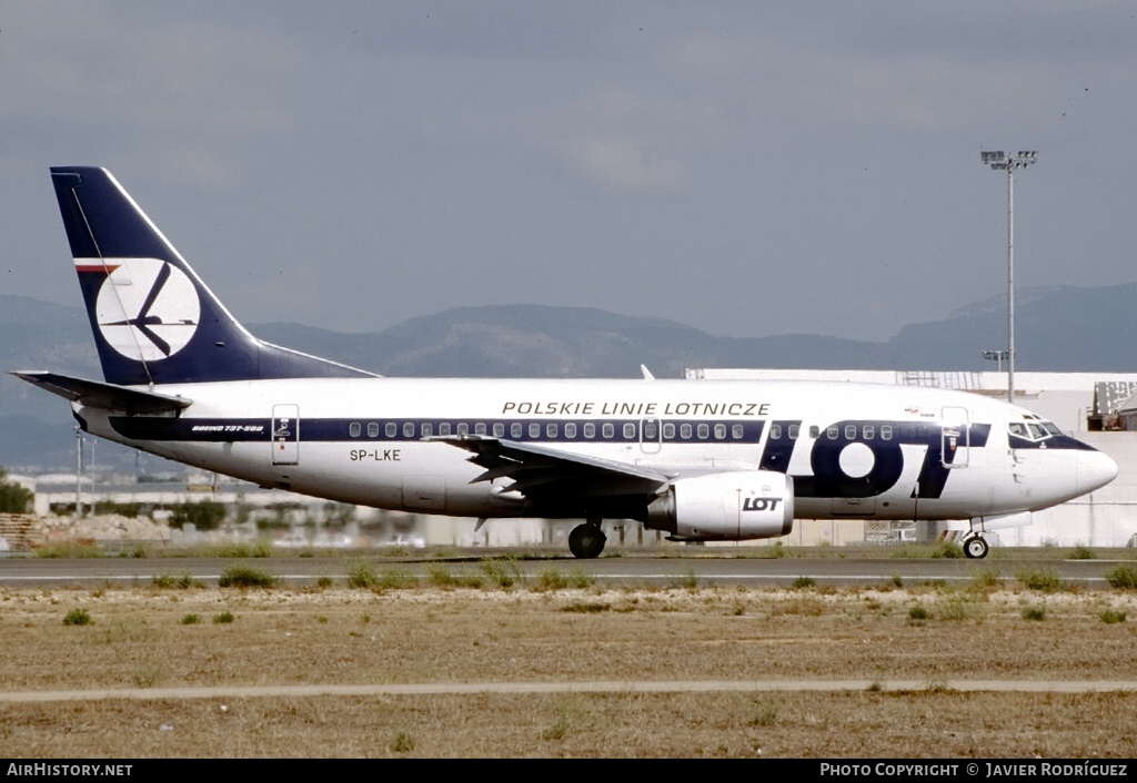 Aircraft Photo of SP-LKE | Boeing 737-55D | LOT Polish Airlines - Polskie Linie Lotnicze | AirHistory.net #700268