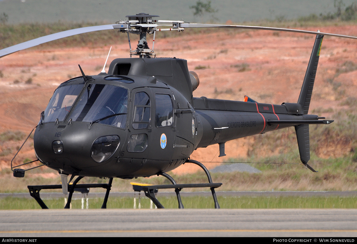 Aircraft Photo of EB-1016 | Helibras HA-1 Esquilo (AS-350L-1) | Brazil - Army | AirHistory.net #700280