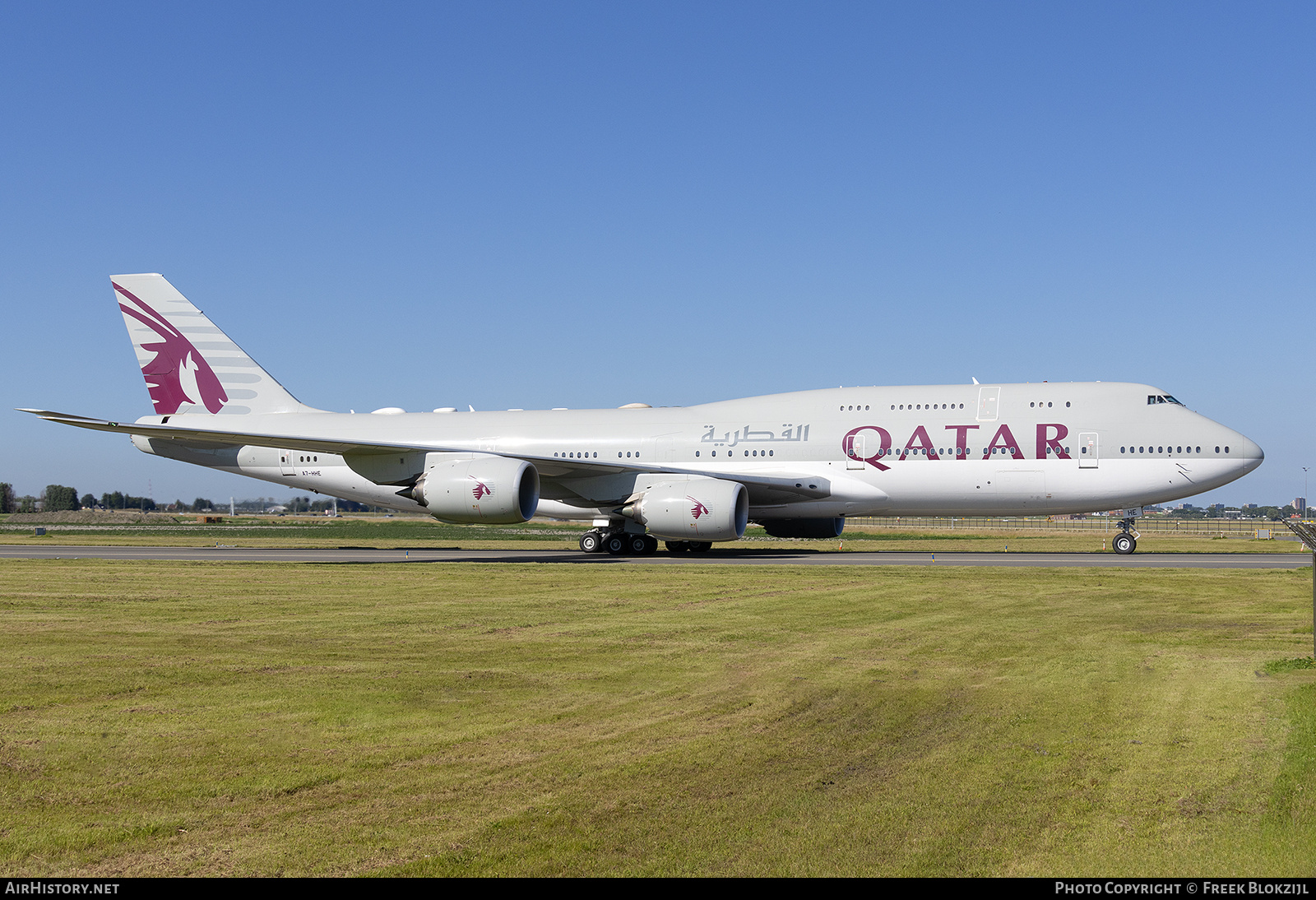 Aircraft Photo of A7-HHE | Boeing 747-8KB BBJ | Qatar Amiri Flight | AirHistory.net #700299