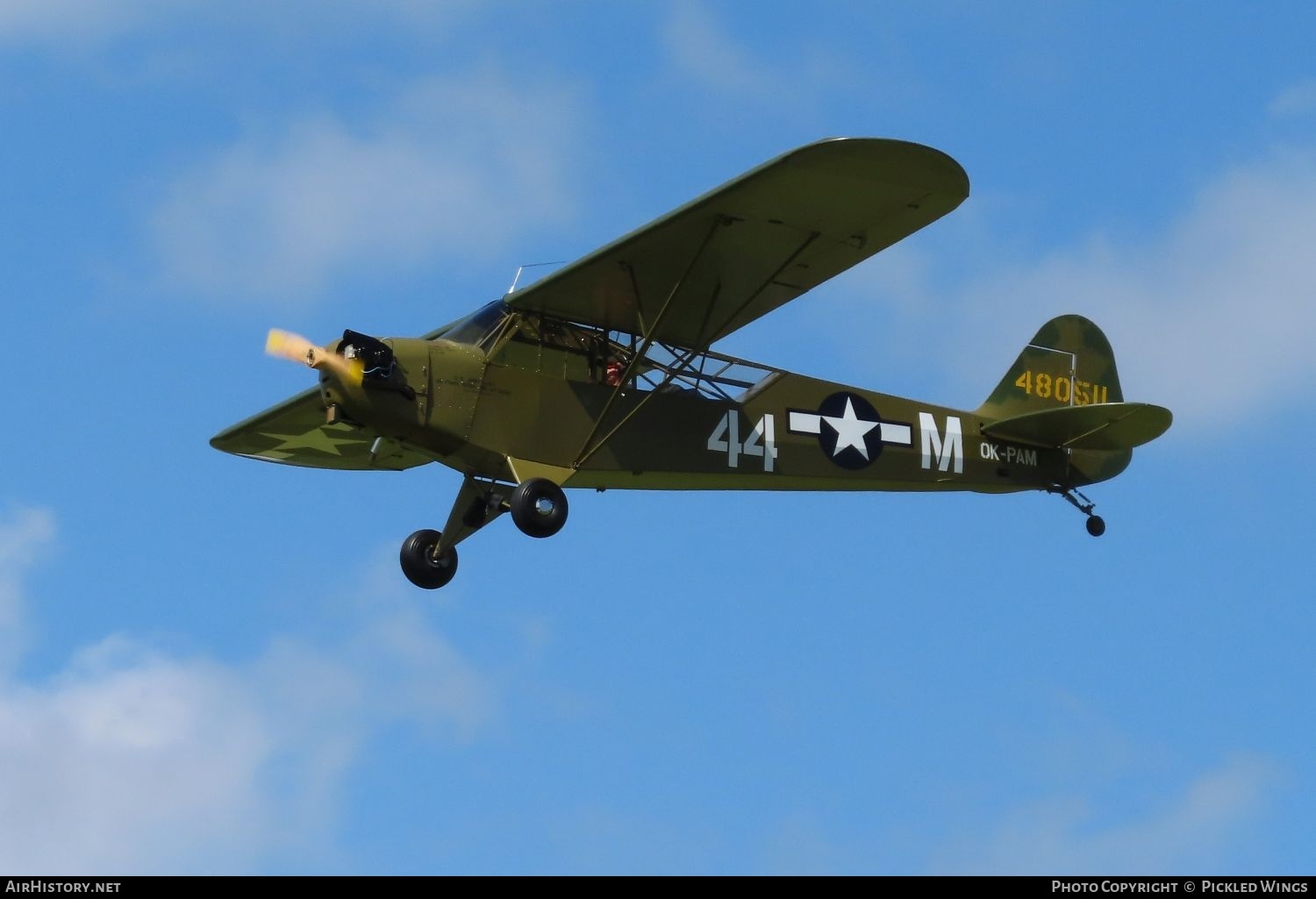 Aircraft Photo of OK-PAM | Piper L-4J Grasshopper (J-3C-65) | USA - Air Force | AirHistory.net #700300