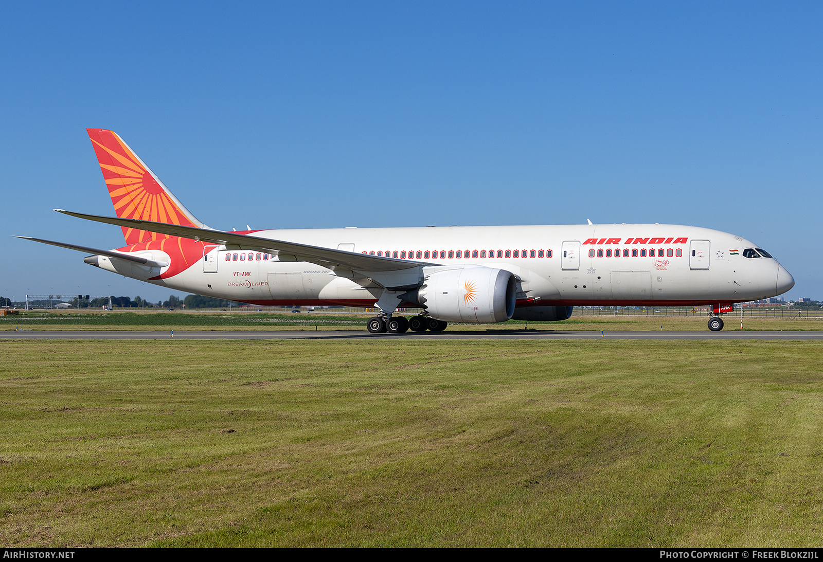 Aircraft Photo of VT-ANK | Boeing 787-8 Dreamliner | Air India | AirHistory.net #700340