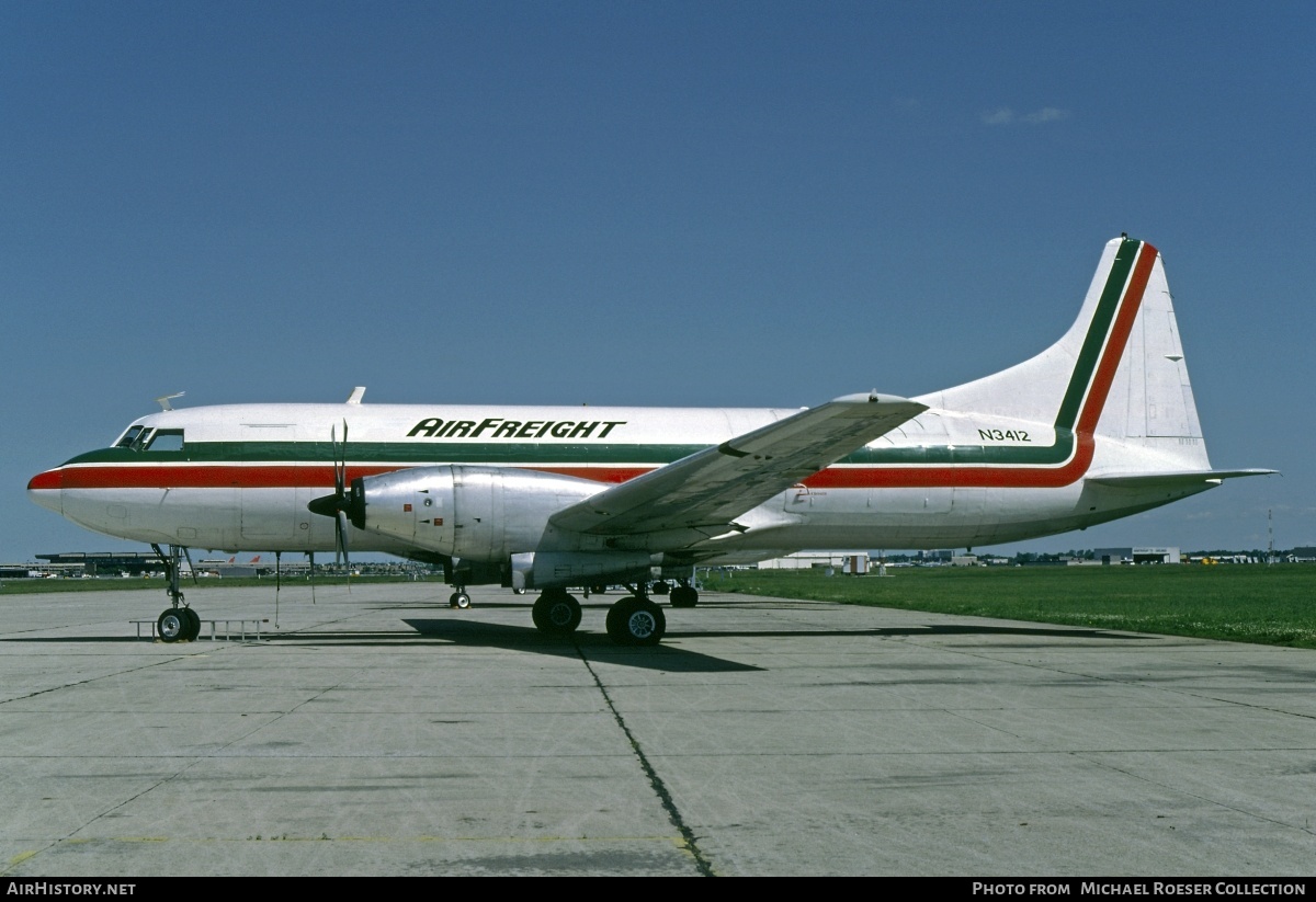 Aircraft Photo of N3412 | Convair 640 | CF AirFreight | AirHistory.net #700371