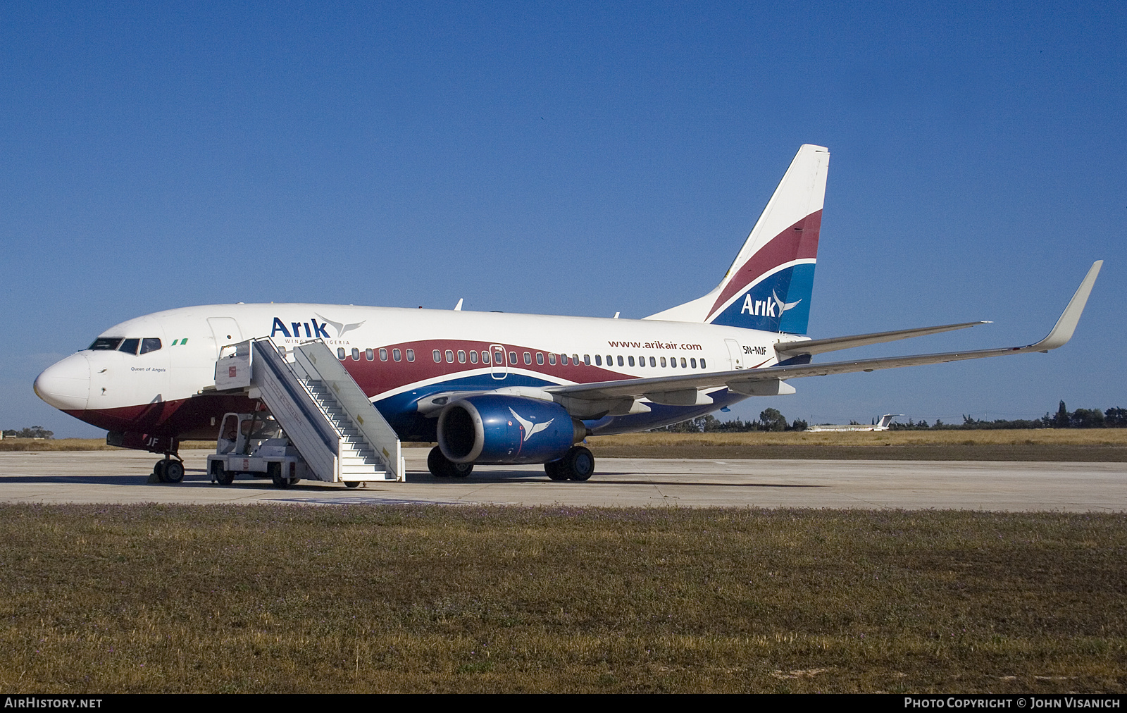 Aircraft Photo of 5N-MJF | Boeing 737-7GL | Arik Air | AirHistory.net #700385