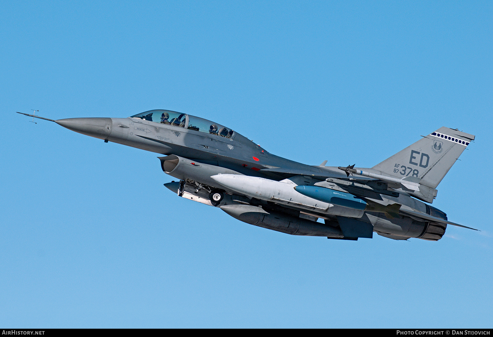 Aircraft Photo of 87-0378 / AF87-0378 | Lockheed Martin F-16D Fighting Falcon | USA - Air Force | AirHistory.net #700504