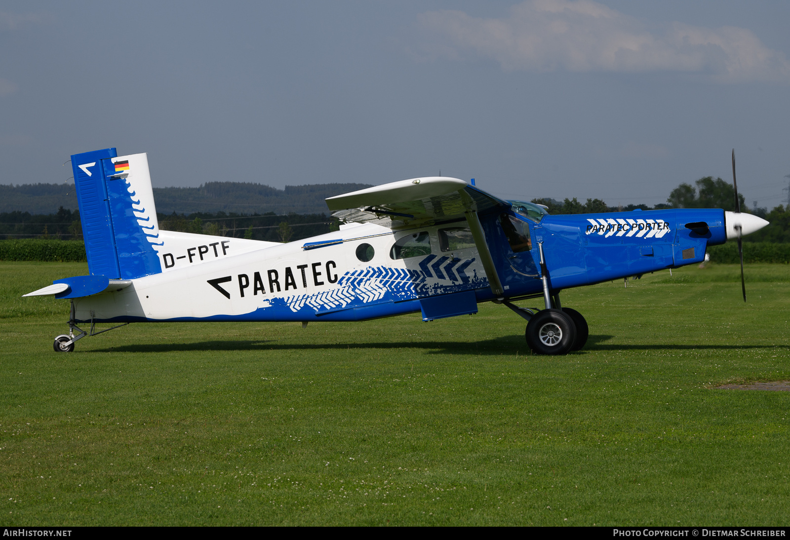 Aircraft Photo of D-FPTF | Pilatus PC-6/B2-H4 Turbo Porter | Paratec | AirHistory.net #700534