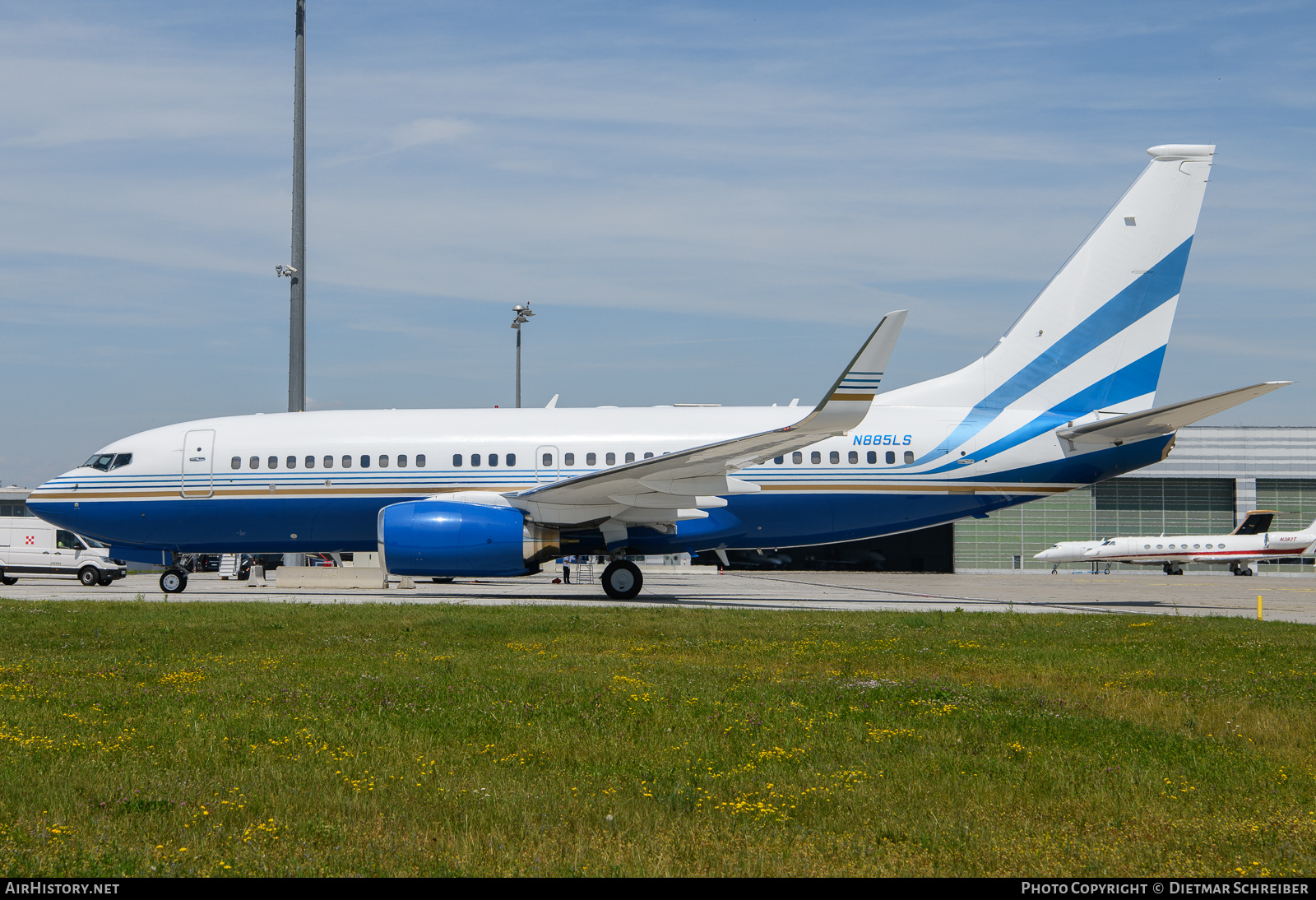 Aircraft Photo of N885LS | Boeing 737-7EL BBJ | Las Vegas Sands | AirHistory.net #700535