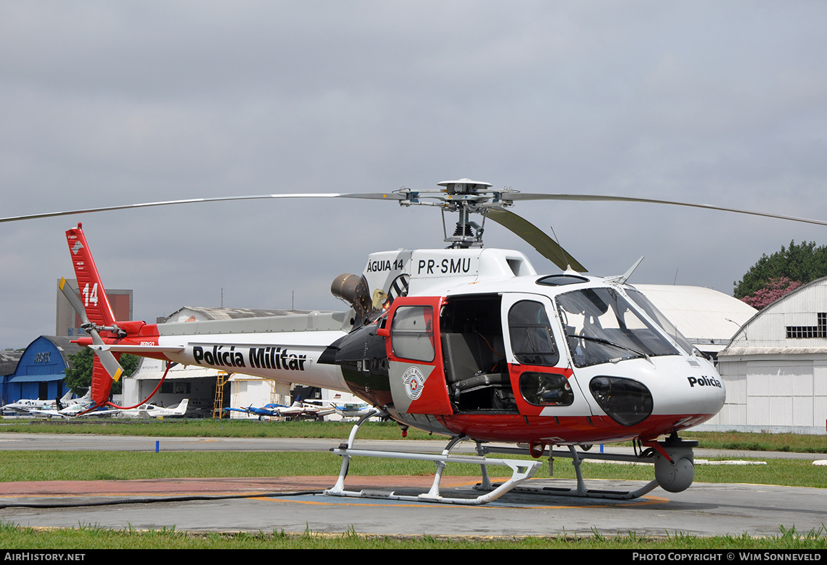 Aircraft Photo of PR-SMU | Helibras AS-350B-2 Esquilo | Polícia Militar | AirHistory.net #700548