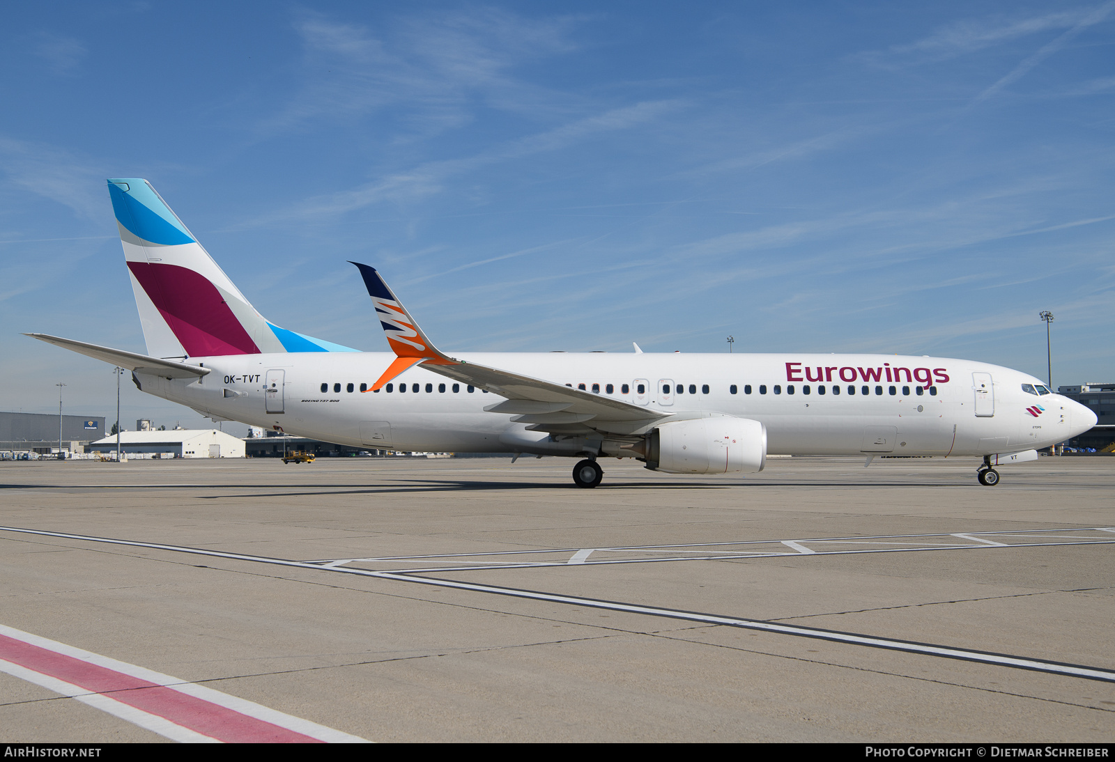 Aircraft Photo of OK-TVT | Boeing 737-86N | Eurowings | AirHistory.net #700566