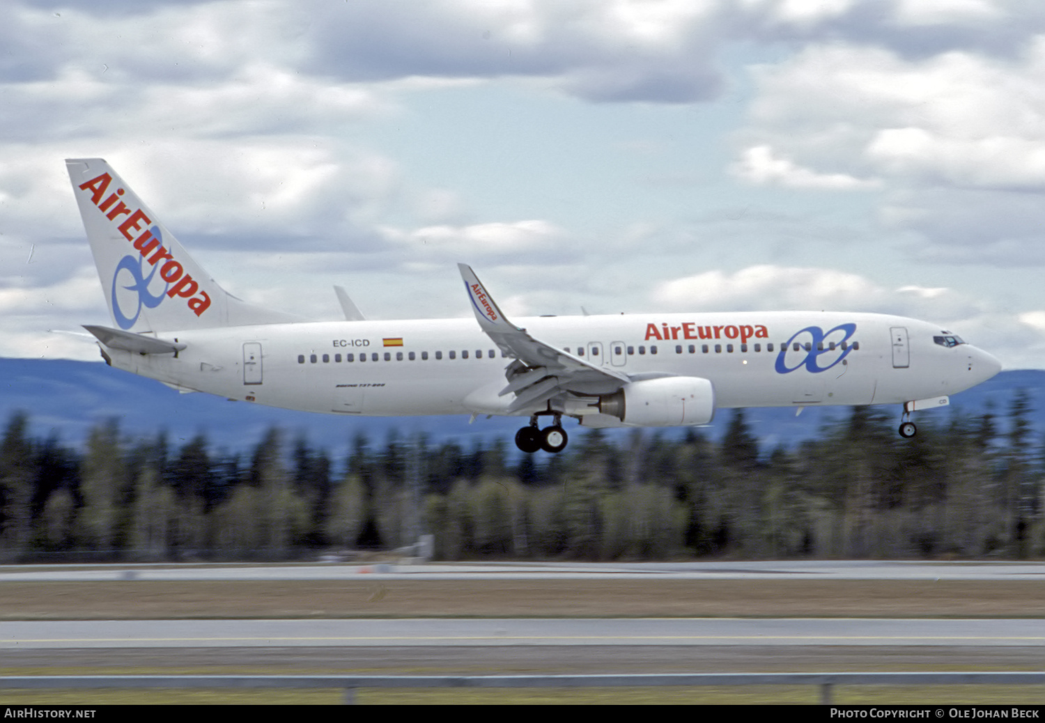 Aircraft Photo of EC-ICD | Boeing 737-81Q | Air Europa | AirHistory.net #700575